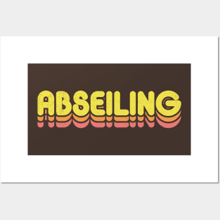 Retro Abseiling Posters and Art